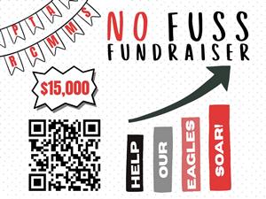 No Fuss Fundraiser flyer
